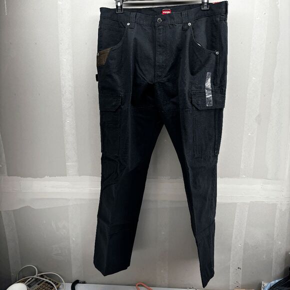 NEW Wrangler Ranger Workwear Size 38x30 Relaxed Fit Mens Pants Black Cotton - Picture 10 of 10